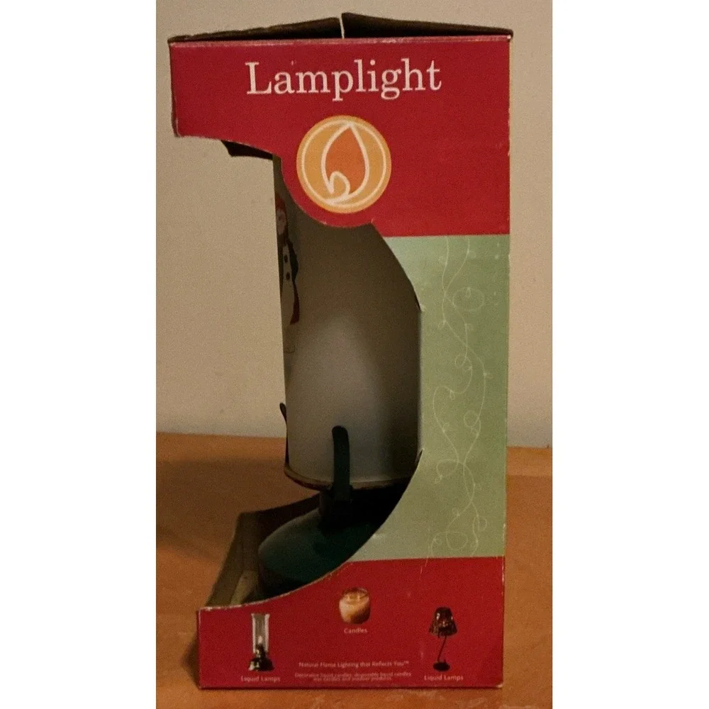 Vintage Snowman Lamplight Ultra Pure Liquid Lamp, In Original‎ Box